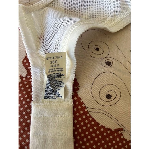 Vintage 60s bra size 38C mrs maisel bullet new old stock white lace - Picture 12 of 13